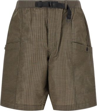 Comme Des Gar&ccedil;ons Green Vichy Bermuda Shorts