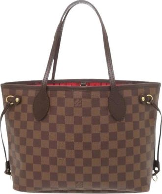 Louis Vuitton Pre-owned Neverfull PM Tote Bag - Dames - Vintage Shopper - Bruin - ONE Size - Leer - Vintage