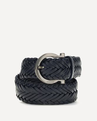 Ferragamo Braided leather Belt Male 105