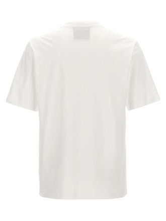 Moschino Logo-Print Cotton T-Shirt - White