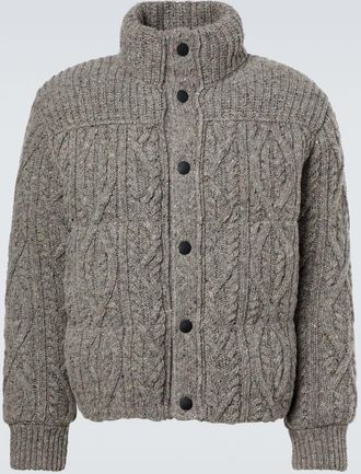 Moncler Piumino Ellesmere in lana vergine