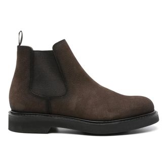 Churchs Schoenen, Heren, Bruin, 41 EU, Leer, Leicester Beatle Fondo Gomma Chelsea Boots