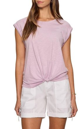 Sanctuary Knotted Muscle Tee in Petal Purple at Nordstrom, Size X-Large