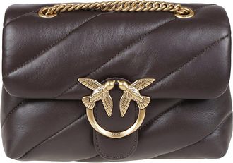 Pinko Love Mini Puff Maxi Quilt Sheepskin Shoulder Bag