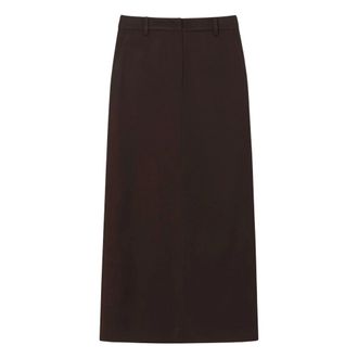 Dunst Gonna Midi a Colonna - - Skirts - Donna - Marrone - M