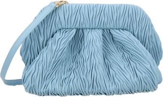 Themoir&egrave; Medium Ruched Handbag With Structured Top Frame