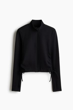 H&M Sportjacke mit SoftMove - Schwarz