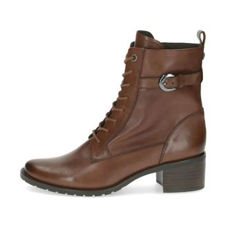 Caprice Veterenkelboot - Dames - Schoenen - Bruin - Maat: 39 EU Leer