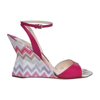Missoni Dames, Schoenen, Roze, Maat: 39 EU Leer
