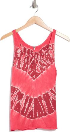 Young Fabulous & Broke Nari Satin Tank in Red Libra Wash at Nordstrom Rack, Size Medium
