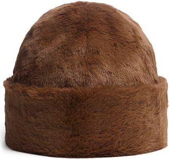 Rag & Bone Kennedy Faux Fur Hat in Espresso at Nordstrom, Size Medium