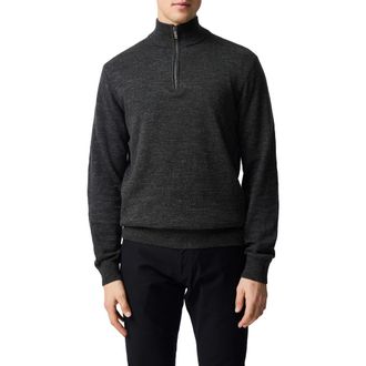 Rodd & Gunn Fortrose Cotton Quarter Zip Sweater in Ash at Nordstrom Rack, Size Xx-Large