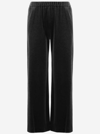 F.it stretch fluwelen broek