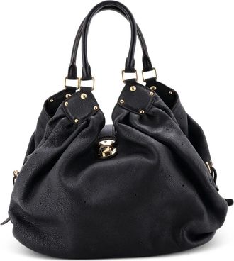 Louis Vuitton L Mahina Leather hobo bag - Zwart