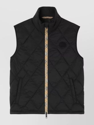 Burberry quilted down sleeveless jacket