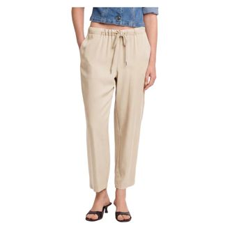 Kocca Straight Trousers, female, Beige, Size: XL Chic tapered cropped trousers