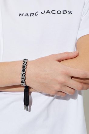 Marc Jacobs Bracelet With Logo, Womens, Black