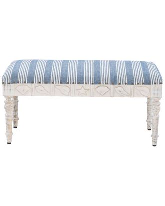 Linon Sally Small Seashell Bench