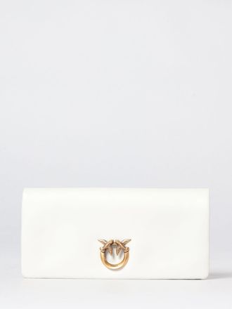 Pinko Click Soft Horizontal Classic Leather Clutch