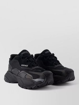 Versace leather low-top sneakers