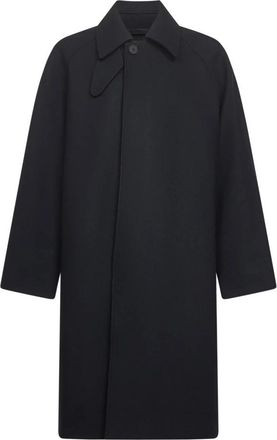STUDIO NICHOLSON Cabo Coat - Heren - Mantel - Blauw - S - Katoen - Jassen