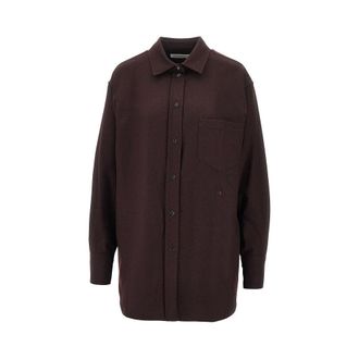 Victoria Beckham Wool flannel shirt Woman 10