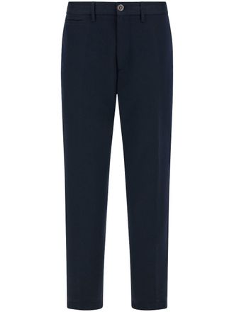 Boggi Milano stretch-cotton trousers - men - Elastane/Organic Cotton - 50 - Blue