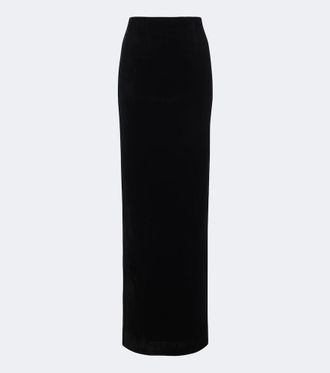 Roland Mouret Gonna lunga in velluto