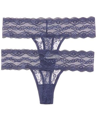 b.tempt'd by Wacoal B.Temptd By Wacoal 2Pk Lace Kiss Thong