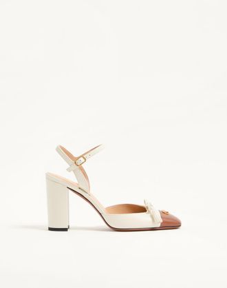 Valentino Garavani D&eacute;collet&eacute; Valet Du Roi In Capretto 90mm Donna BURRO/TABACCO 35.5