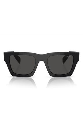 Prada 50mm Pillow Sunglasses in Black at Nordstrom