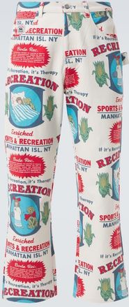 Bode Pantaloni regular Enrichment Knolly Brook