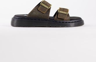 Dr. Martens Josef - Sandali stile slider color oliva-Verde