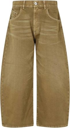 The Attico Lange Broek - Dames - Loose Fit Jeans - Groen - W26 - Jeans