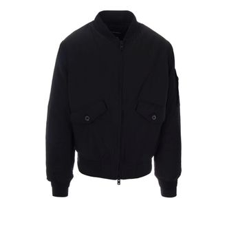 Yohji Yamamoto Bomberjack - Heren - Bomber jackets - Zwart - L - Nylon - Jassen