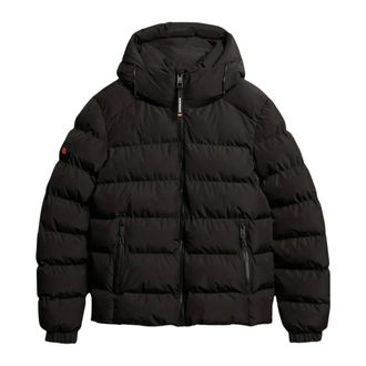 Superdry Hombre, Chaquetas, Negro, Talla: 2XL