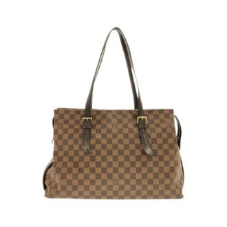 Louis Vuitton Pre-owned Tote Bags, female, Brown, Size: ONE SIZE Pre-owned Vintage Shoulder Bag