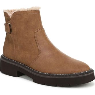 Naturalizer Rue 2 Faux Fur Lined Bootie in Chestnut at Nordstrom Rack, Size 8.5