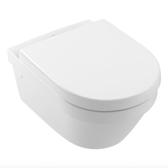 Villeroy & Boch Villeroy&boch - Inodoro Architectura Sin Bridas + Asiento Duroplast, Fijaci&oacute;n Oculta (4694r001-classic)