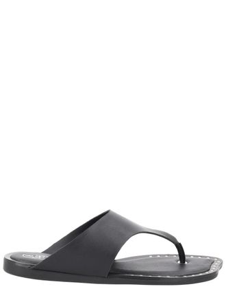 Ash Genius Leather Studded Thong Sandals