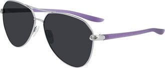 Nike Womens City Aviator Dj0888 61Mm Sunglasses