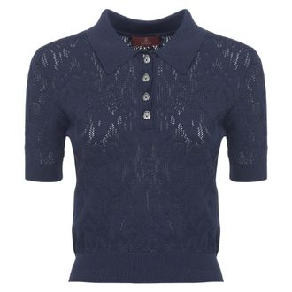 Dondup Polo - - Tops - Donna - Blu - S