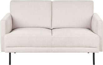 Beliani Sofa 2 Seater BREDA Fabric Light Beige