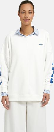 Smith & Soul Sweatshirt SMITH & SOUL, Damen, Gr. XXL, sanftes wei&szlig;, Sweatware, Obermaterial: 70% Baumwolle, 20% Modal, 10% Polyester, bedruckt, oversize h&uuml;ftbedeck