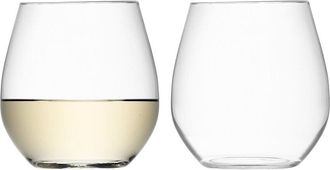 LSA International Lsa International Set Of 4 Stemless White Wine Glass 13Oz