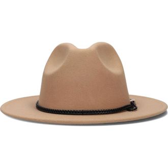 Guess Fedora Hoed - Dames - Hoeden - Bruin - L - Accessoires