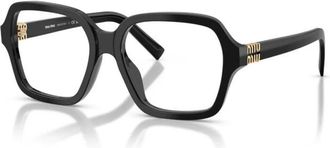 Miu Miu Glasses, female, Black, Size: 54 MM Square Optical Frame