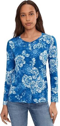 Johnny Was The Janie Favorite Collarless Button Down- Spiraea Womens Clothing Spiraea : 2XL, Rayon/Spandex