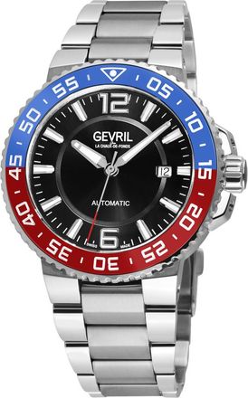 Gevril Group Riverside Automatic Black Dial Mens Watch 46706
