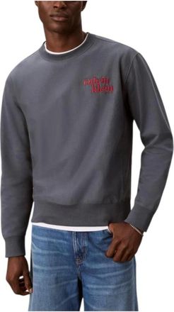 Calvin Klein Sweatshirts - male - Calvin Klein - Sweatshirts - Gray - XL - Sweatshirts & Hoodies